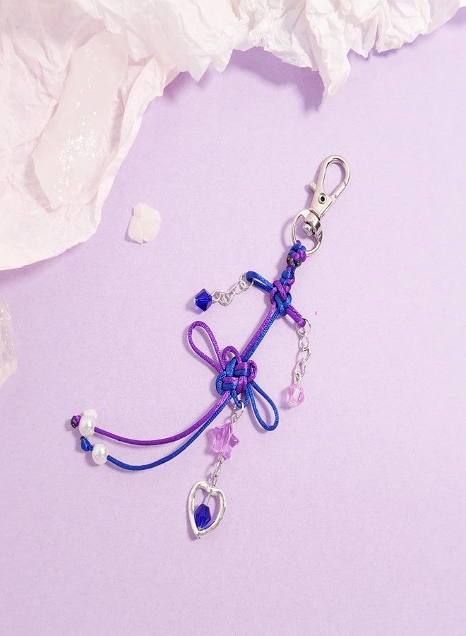 Kenailw Knot Keychain for Women Men Concert Outfit Fans Accessories (purple) - Image 2